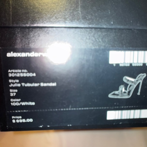 Alexander Wang white Juliet crystal heels (white) - Picture 4 of 15